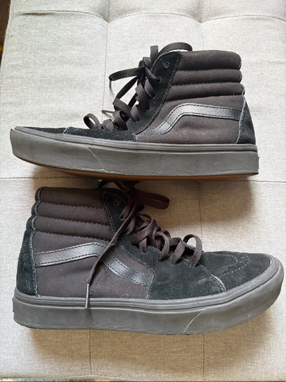 Vans Women's High-Top Sneakers - Black 7.5 EUC